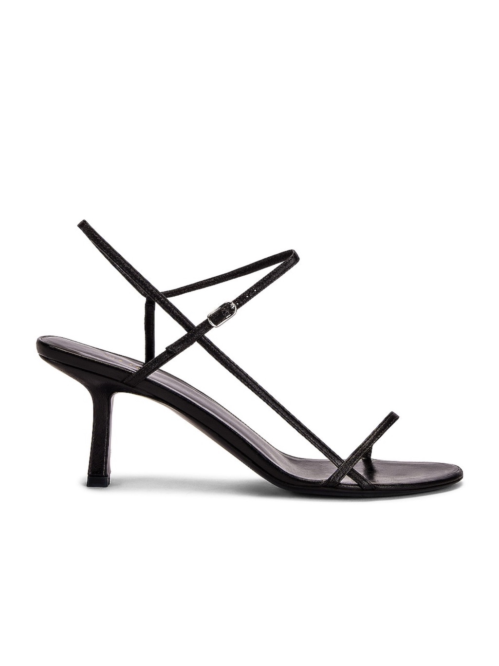 The Row Bare Heeled Sandals In Black Size 38